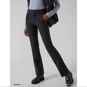 Athleta Stellar Flare Trousers in black